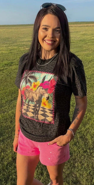 Jack In Paradise Donkey T Shirt - Barbwire n Bougie Boutique