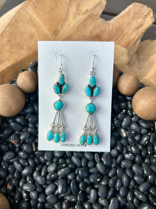 Kingman Dainty Drop Earrings - Barbwire n Bougie Boutique