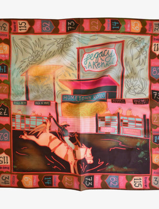 Legacy Arena Rodeo Back Number Wild Rag - Barbwire n Bougie Boutique