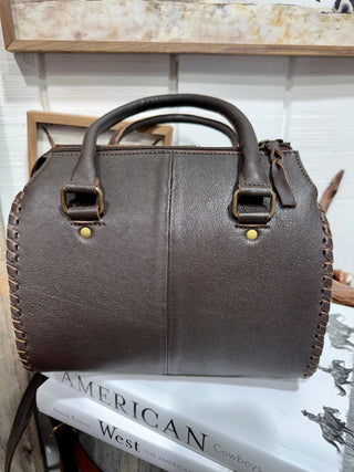 Medium Genuine Cowhide Tooled Leather Speedy Bag - Barbwire n Bougie Boutique