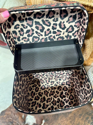 Paisley Print Makeup Case Organizer - Barbwire n Bougie Boutique
