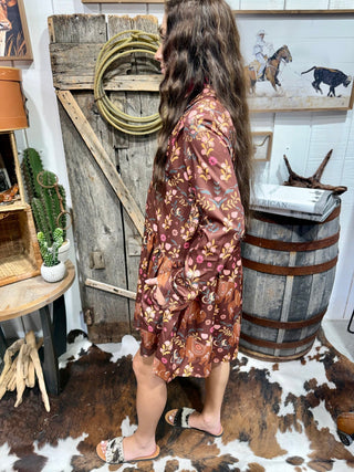 Prairie Moon Buffalo Babydoll Dress - Barbwire n Bougie Boutique