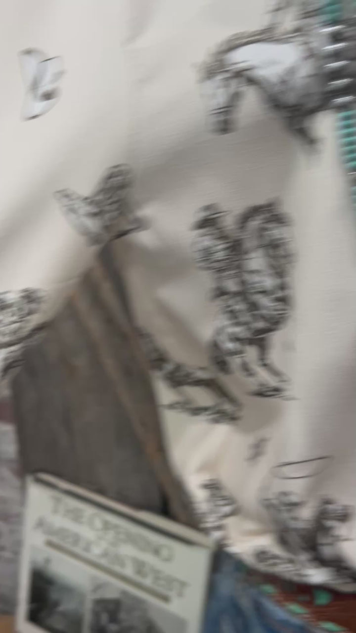 All The Wild Horses Tie Top Blouse