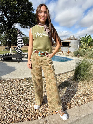 Rodeo Days Whipstitch Sweater Vest - Barbwire n Bougie Boutique