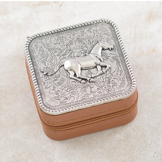 Running Free Western Horse Jewelry Travel Case - Barbwire n Bougie Boutique