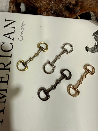 Snaffle Bit Twilly Scarf Slide | Western Scarf Ring for Wild Rags & Twilly Scarves - Barbwire n Bougie Boutique