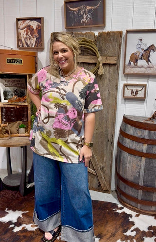 Spur of the Moment Top by 2 Fly - Barbwire n Bougie Boutique