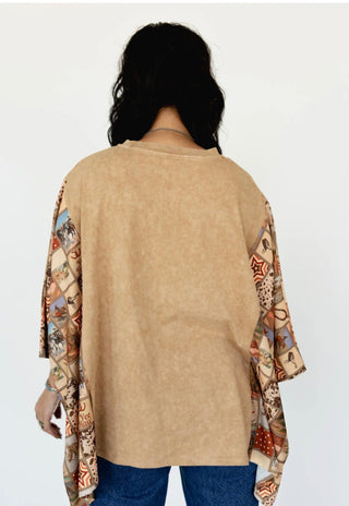 Star Cowboy Western Poncho – Varsity Rodeo - Barbwire n Bougie Boutique