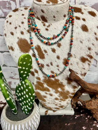 Sterling Silver Confetti Stack- 16”,18” & 24” Lengths - Barbwire n Bougie Boutique