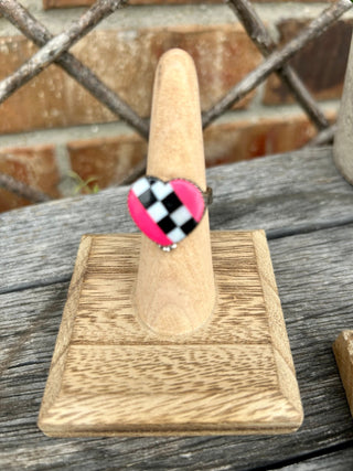 Sterling Silver Kandy Hearts Ring - Barbwire n Bougie Boutique
