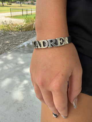 Sterling Silver Madre Cuff Bracelet | 34 Gram Handmade - Barbwire n Bougie Boutique