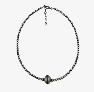 Sterling Silver Mercury Dime Pearl Necklace | Machine-Made Western Silver Pearls Necklace - Barbwire n Bougie Boutique