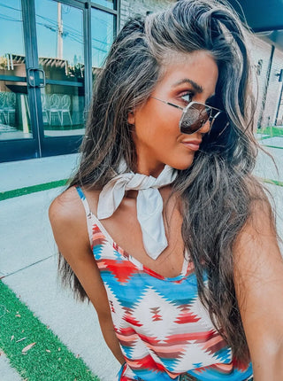 Tan Buckaroo Scarf - Barbwire n Bougie Boutique