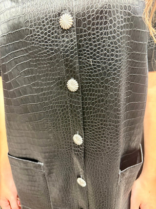 Tha Wild Edit Croc Print Dress - Barbwire n Bougie Boutique