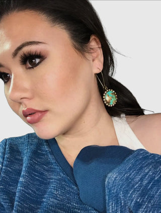 The Gypsum Clay Earrings – Lightweight Handmade Western Jewelry- 2 Colors - Barbwire n Bougie Boutique