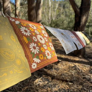 The Miller Bandana Flower Child Wild Rag - Barbwire n Bougie Boutique