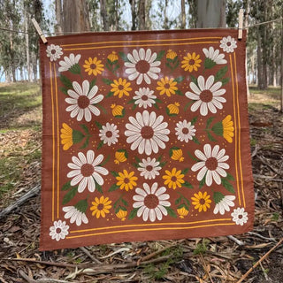 The Miller Bandana Flower Child Wild Rag - Barbwire n Bougie Boutique