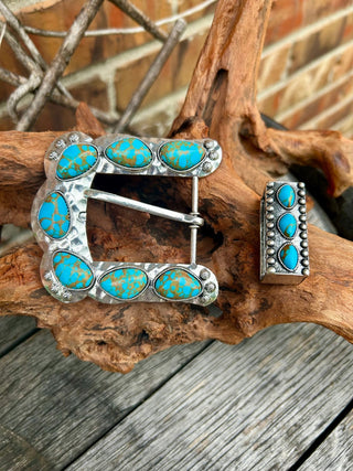The Silverado Western Belt Buckle Set - Barbwire n Bougie Boutique