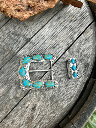 The Silverado Western Belt Buckle Set - Barbwire n Bougie Boutique