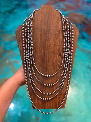 The Ultimate Long Layered Silver Set - Pick Your Favorite - Barbwire n Bougie Boutique