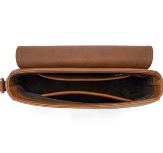 Trinity Ranch Black Genuine Cowhide Boot Stitch Crossbody Bag - Barbwire n Bougie Boutique
