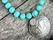 Turquoise/silver