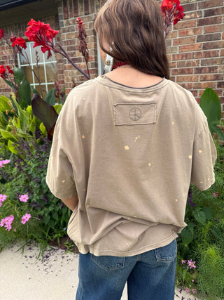 Vintage Native Warrior Graphic Tee | Oversized Western Statement T-Shirt - Barbwire n Bougie Boutique