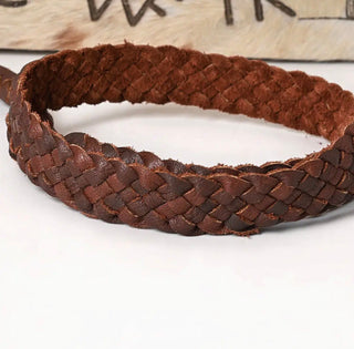 Western Cattle Brand Hair-On Hide Genuine Leather Crossbody Bag - Barbwire n Bougie Boutique