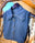 Denim Peter Pan Ruffle