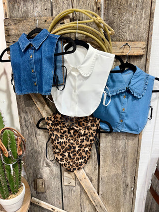 Western Dickie Collars for Women | Layered Look Without Bulk- ONE SIZE - Barbwire n Bougie Boutique