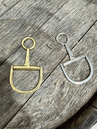 Western Snaffle Bit Twilly Scarf Ring | Equestrian Bit Pendant Accessory for Wild Rags & Twillies - Barbwire n Bougie Boutique