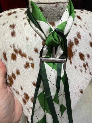 Western Snaffle Bit Twilly Scarf Ring | Equestrian Bit Pendant Accessory for Wild Rags & Twillies - Barbwire n Bougie Boutique