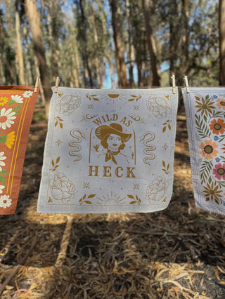 Wild As Heck Bandana – Western Cowgirl Wild Rag - Barbwire n Bougie Boutique