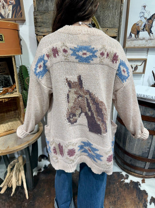 Wild Horse Canyon Western Cardigan - Barbwire n Bougie Boutique