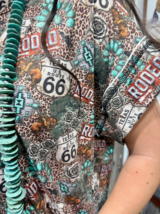 Wild Route Top | Butter Soft Western Rodeo Graphic Tee- Sterling Kreek - Barbwire n Bougie Boutique