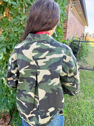 Wild Run Washed Camo Horse Jacket - Barbwire n Bougie Boutique