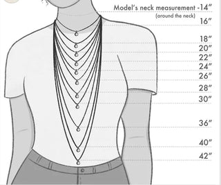 Necklace Length Guide - Barbwire n Bougie Boutique